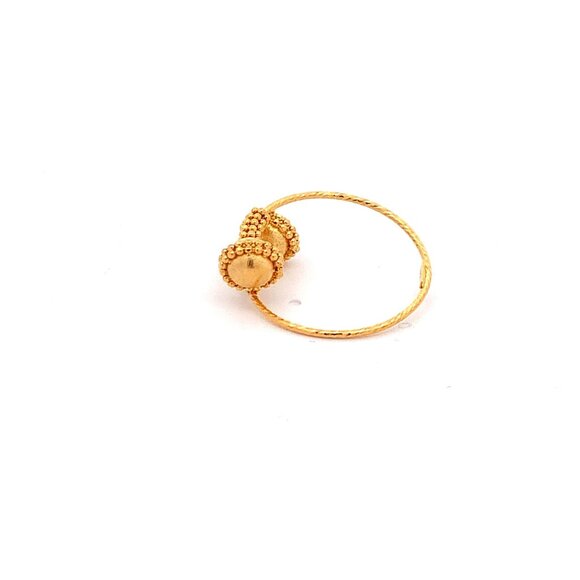 18K Yellow Gold Ring 2.26 grams Size 8 - Picture 2 of 8